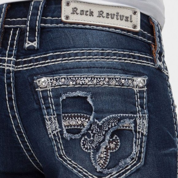 Rock Revival Denim - ROCK REVIVAL JEANS BOOT CUT SIZE  26